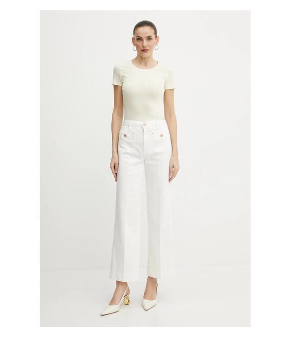 Μπλουζάκι Guess χρώμα: κίτρινο, W5GI17 J1314