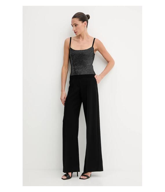 Top Guess KHLOE χρώμα: μαύρο, W5GR47 Z3MN2