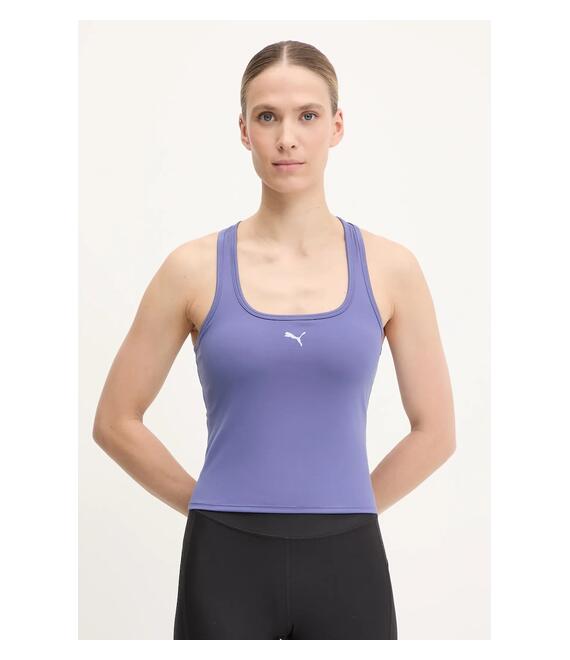 Τοπ προπόνησης Puma χρώμα: μοβ, 526645