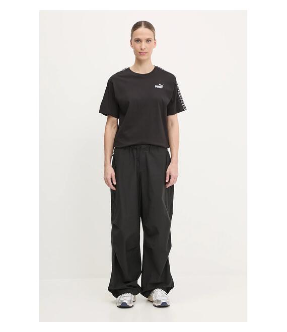 Βαμβακερό μπλουζάκι Puma χρώμα: μαύρο, 685009