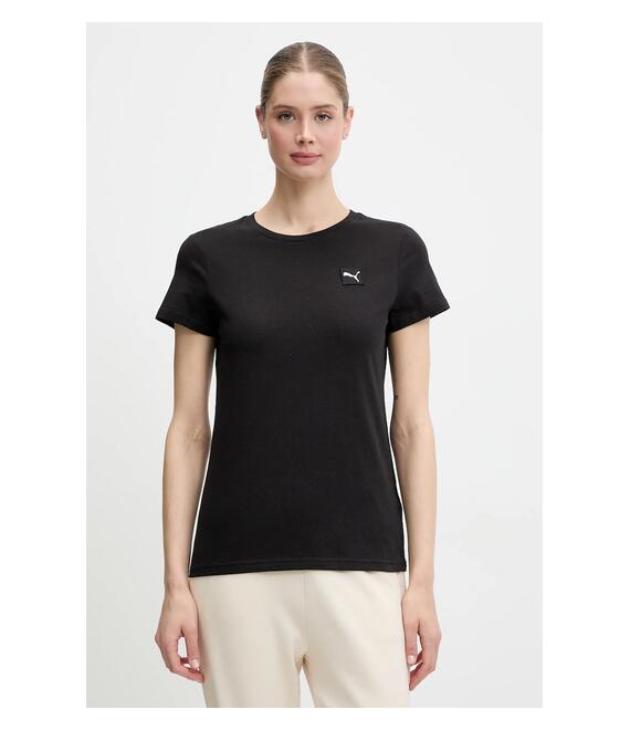Βαμβακερό μπλουζάκι Puma χρώμα: μαύρο, 685016