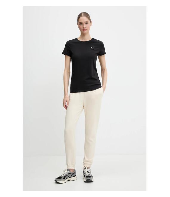 Βαμβακερό μπλουζάκι Puma χρώμα: μαύρο, 685016