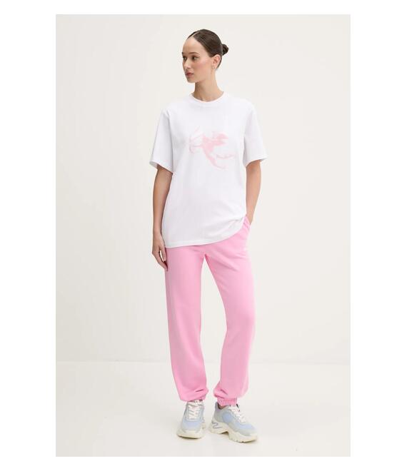 Βαμβακερό μπλουζάκι Fiorucci White Cupid Print Regular Fit T-Shirt χρώμα: άσπρο, W02SMTSH323CJ01WH09