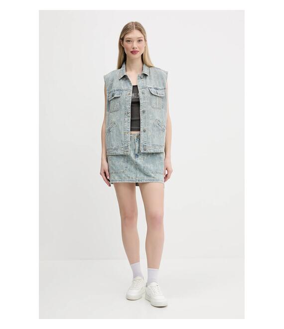 Top Guess Originals χρώμα: μαύρο, W5GP50 KCTT1