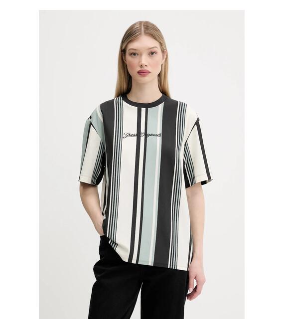 Βαμβακερό μπλουζάκι Guess Originals χρώμα: τιρκουάζ, M5GI59 K8FQ4