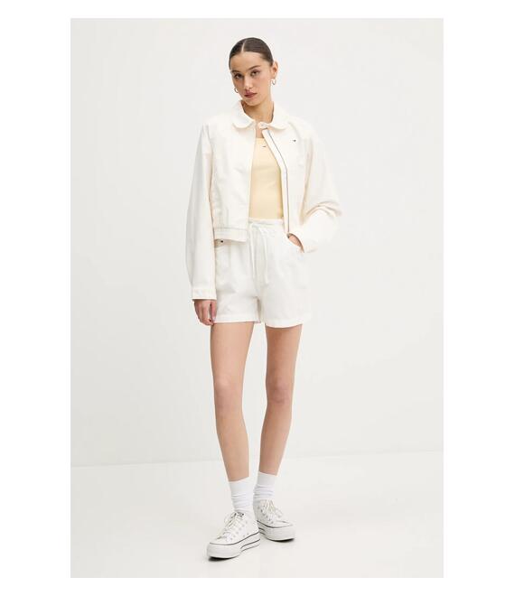 Top Tommy Jeans χρώμα: κίτρινο, DW0DW20673
