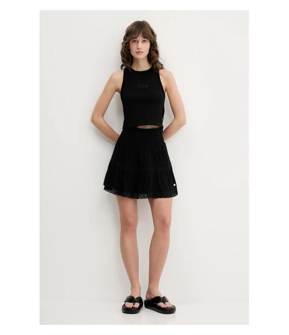 Top Vans χρώμα: μαύρο, VN000NUYBLK1