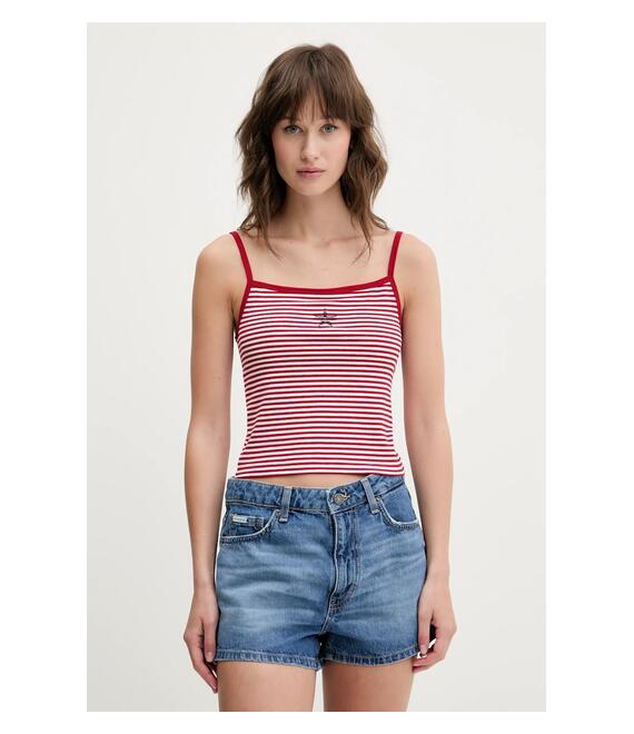 Top Guess Jeans χρώμα: μπορντό, W5GP35 KCIE1