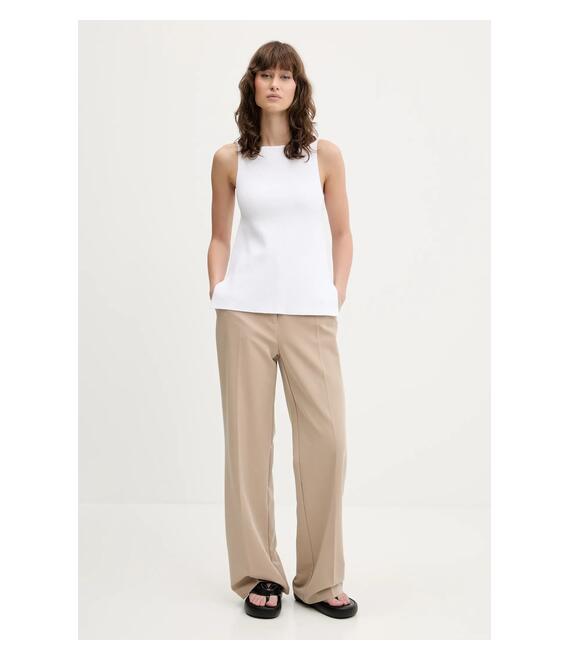 Top Abercrombie & Fitch χρώμα: άσπρο, KI150-5209