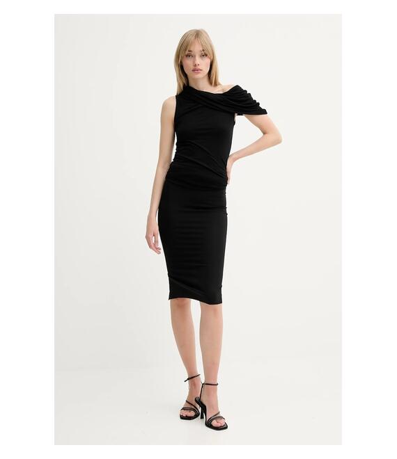 Μπλουζάκι Rick Owens Lilies χρώμα: μαύρο, LI01E4223RV