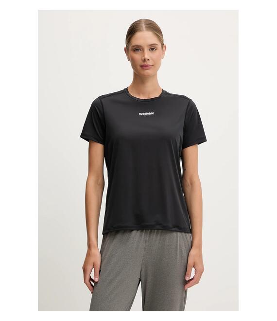 T-shirt προπόνησης Rossignol SIDELHORN χρώμα: μαύρο, RLNWY04