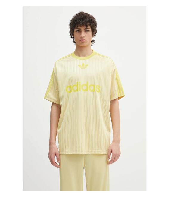 Μπλουζάκι adidas Originals Adicolor Poly T χρώμα: κίτρινο, JP1026