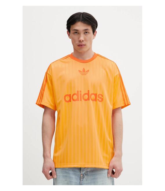 Μπλουζάκι adidas Originals Adicolor Poly T χρώμα: πορτοκαλί, JP1027