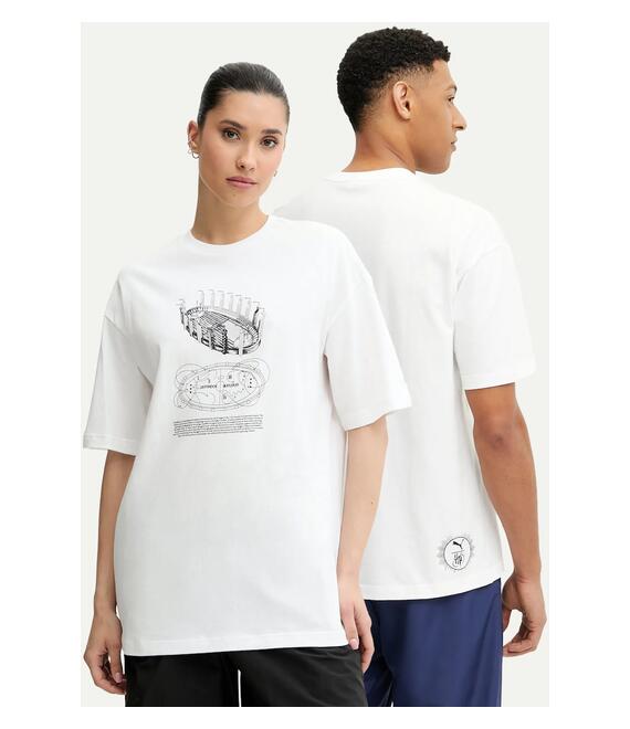 Βαμβακερό μπλουζάκι Puma PUMA x HARRY POTTER χρώμα: άσπρο, 630092