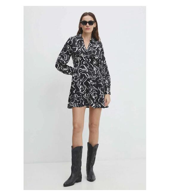 Φόρεμα Answear Lab χρώμα: μαύρο