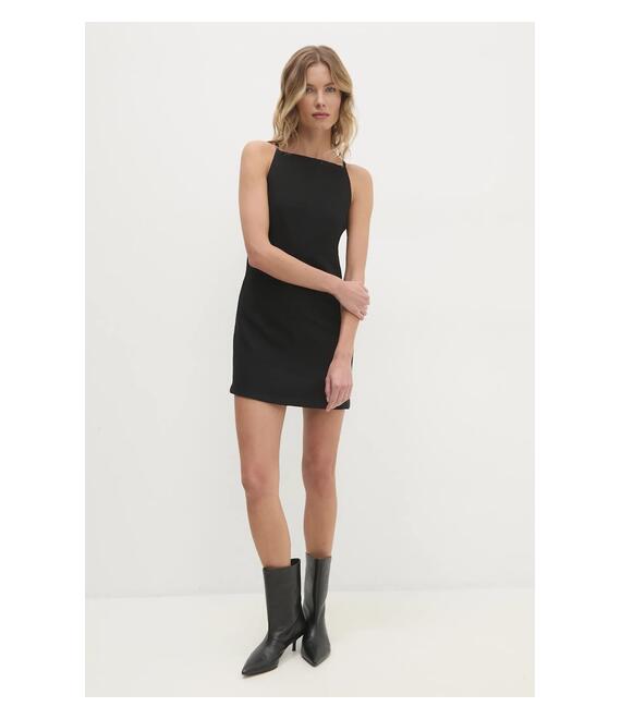 Φόρεμα Answear Lab χρώμα: μαύρο