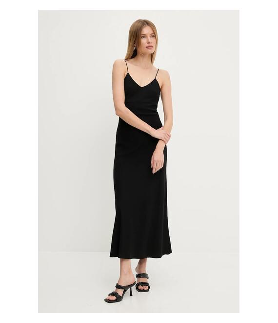 Φόρεμα Answear Lab χρώμα: μαύρο