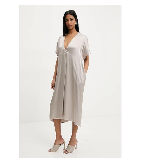 Φόρεμα Answear Lab χρώμα: ασημί