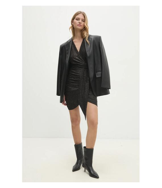 Φόρεμα Answear Lab χρώμα: μαύρο