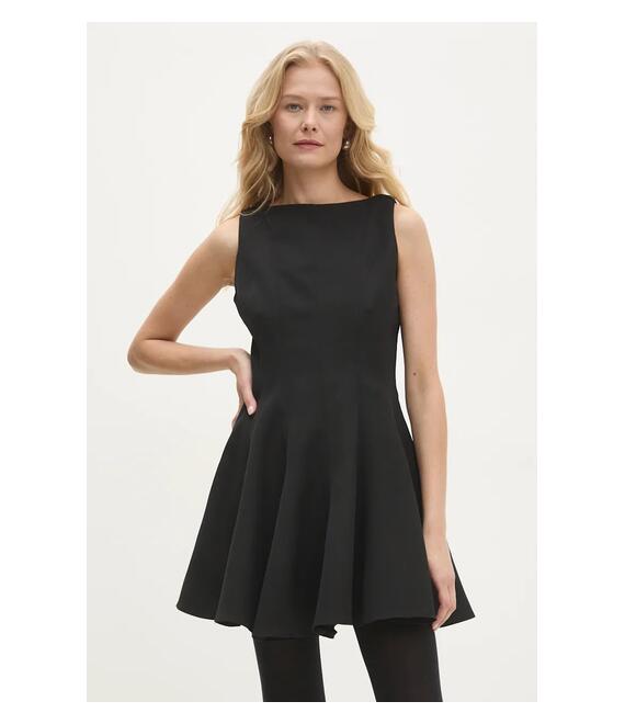 Φόρεμα Answear Lab χρώμα: μαύρο