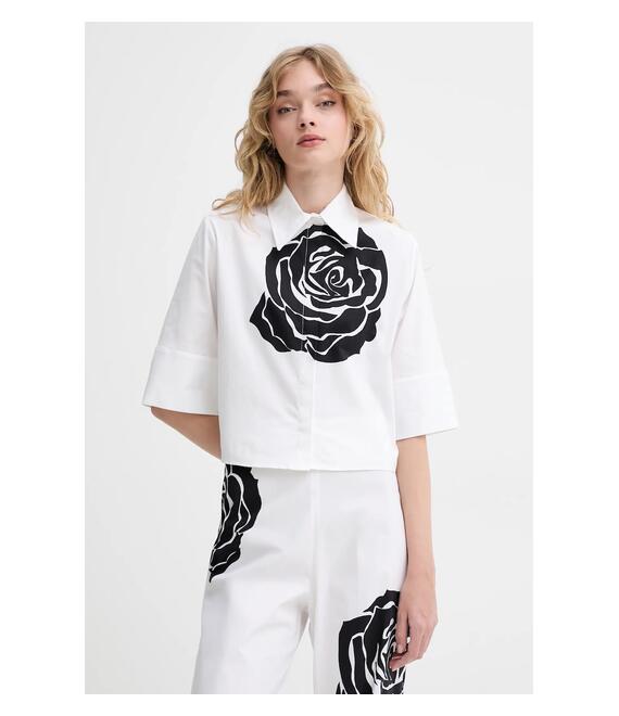 Πουκάμισο Blugirl Blumarine χρώμα: άσπρο, RA5044.T2993