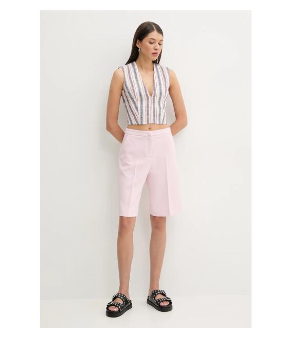 Σορτς Blugirl Blumarine χρώμα: ροζ, RA5156.T2968
