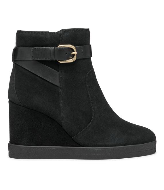 Μποτάκια Geox D Elidea Wedge D46VQA 02243 C9999 Μαύρο