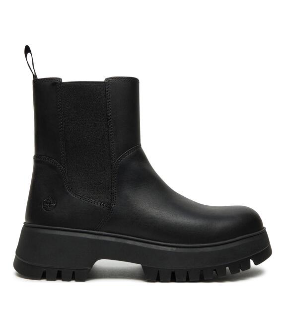 Μποτάκια με λάστιχο Timberland Mid Pull On Boot TB0A6FCHW021 Μαύρο