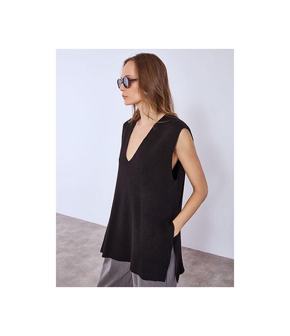 Μπλούζα oversized πλεκτή WT1738.4182+1