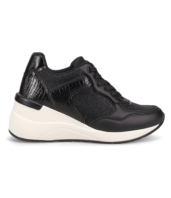 Μαύρο sneaker με κορδόνια