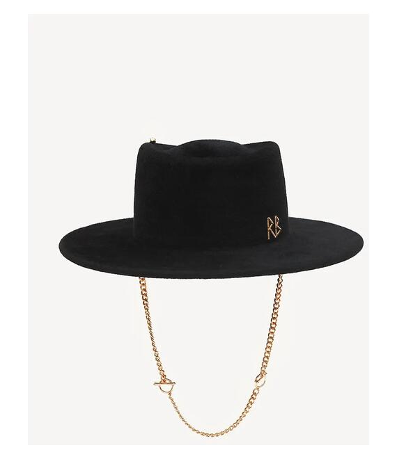 Καπέλο Ruslan Baginskiy χρώμα: μαύρο, GMB033-F-PRS-CHA-RB