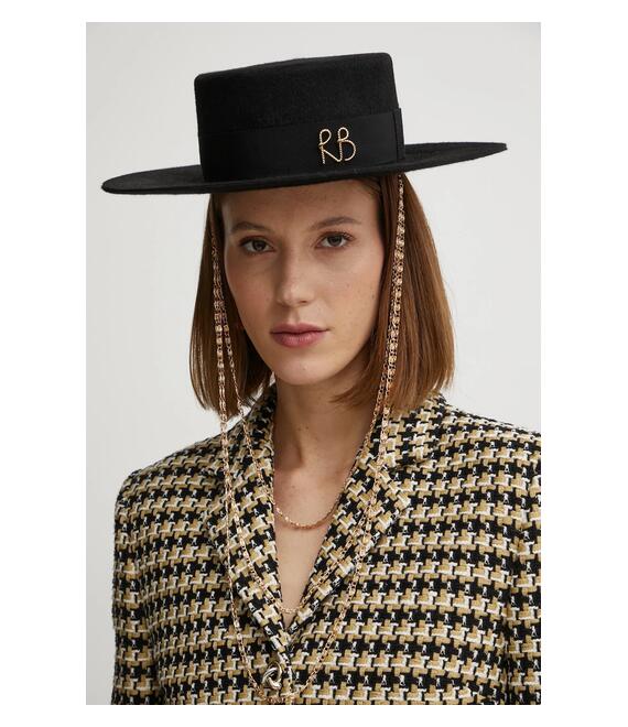 Καπέλο Ruslan Baginskiy χρώμα: μαύρο, CNT033-F-3CHA-9P-MRB