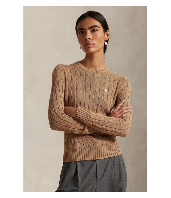 Πουλόβερ από κασμίρ Polo Ralph Lauren χρώμα: μπεζ, 211971795