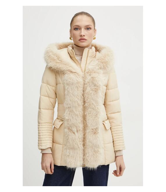 Μπουφάν Marciano Guess ZOE χρώμα: μπεζ, 4BGL41 7188A