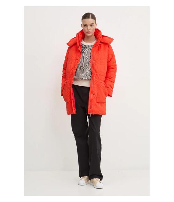 Μπουφάν Desigual AARHUS χρώμα: πορτοκαλί, 24WWEWAC