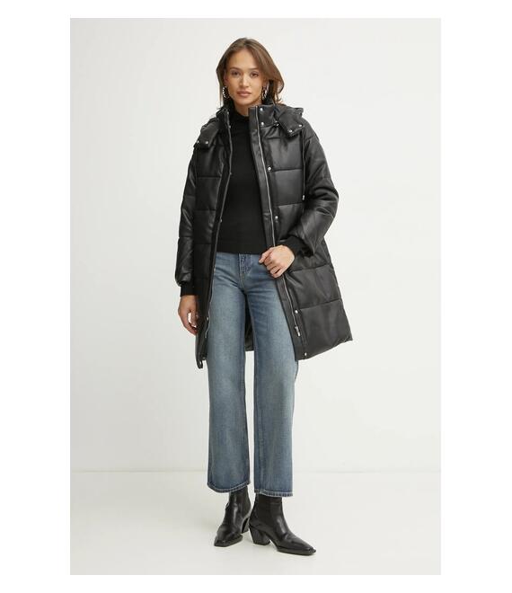 Μπουφάν Morgan GDON χρώμα: μαύρο, GDON