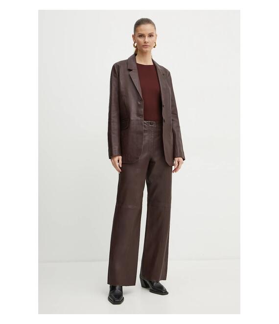 Δερμάτινο σακάκι Forte Forte χρώμα: κόκκινο, 13214_my jacket