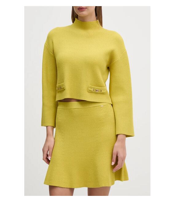 Φούστα Gaudi χρώμα: κίτρινο, 421FD73004