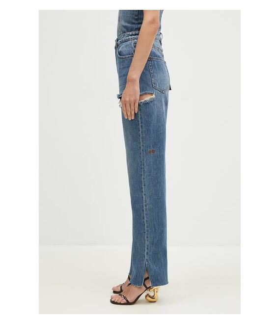 Τζιν παντελόνι KSUBI Playback Aged Kut Out WFA24DJ001