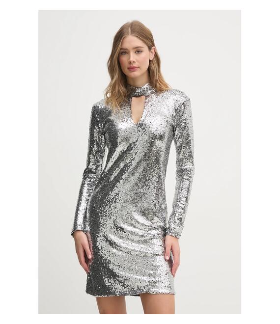 Φόρεμα Artigli χρώμα: ασημί, ACAB000522