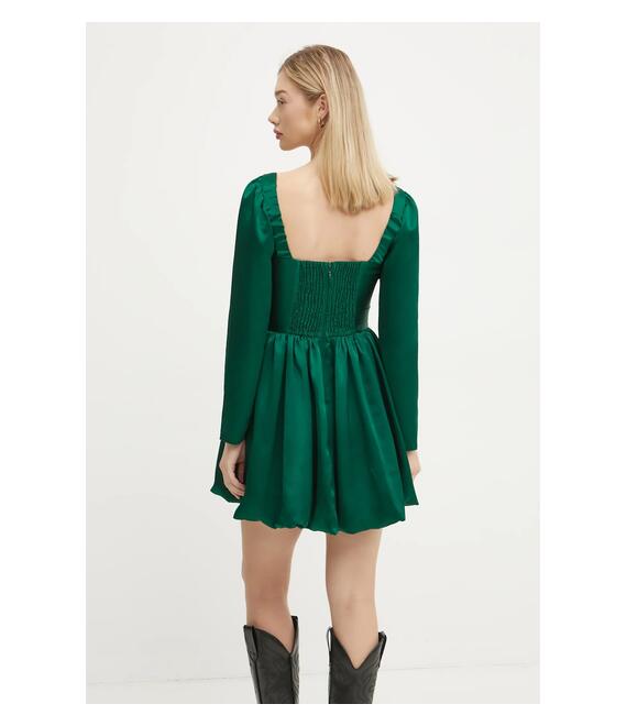 Φόρεμα Abercrombie & Fitch χρώμα: πράσινο, KI159-5085