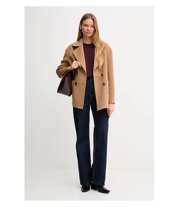 Πουλόβερ με προσθήκη μαλλιού United Colors of Benetton χρώμα: γκρι, 1035D1P17