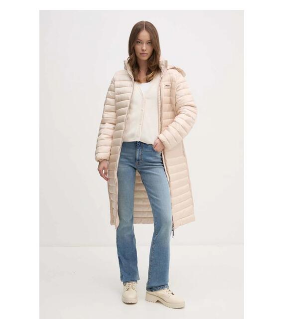 Μάλλινη ζακέτα Tommy Hilfiger χρώμα: μπεζ, WW0WW43092