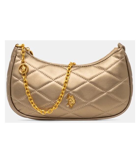 Τσάντα U.S. Polo Assn. Ceremony χρώμα: χρυσαφί, BEUQC8445WVP