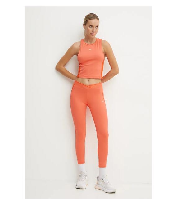 Τοπ προπόνησης Reebok Team χρώμα: πορτοκαλί, 100205803