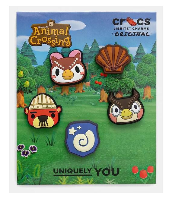 Διακοσμητικά για υποδήματα Crocs Animal Crossing Collector 5-pack 10015669