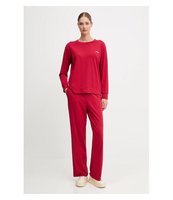 Μακρυμάνικο lounge HUGO χρώμα: κόκκινο, 50555632