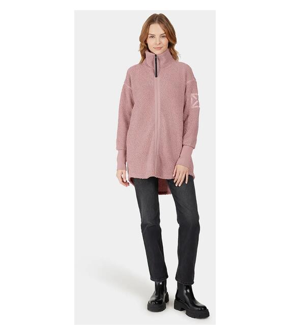 Φλις μπουφάν Didriksons SALLY χρώμα: ροζ, 505165