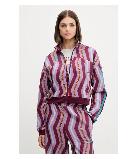 Μπλούζα adidas x Farm Rio χρώμα: κόκκινο, JL8617