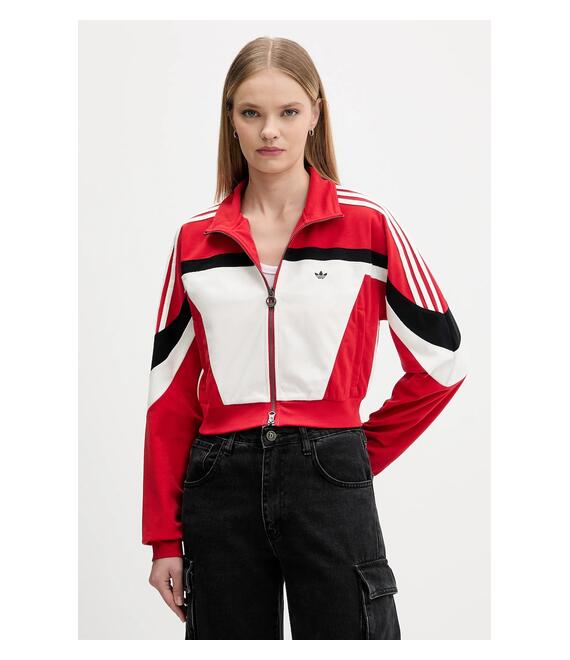 Μπλούζα adidas Originals Tracktop χρώμα: κόκκινο, JY2387